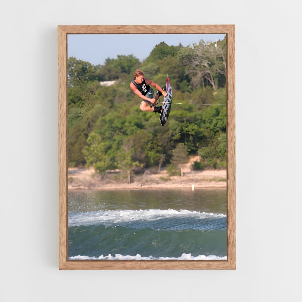 Poster Wakeboard Adventure – affiche Wakeboarding (vue 4)